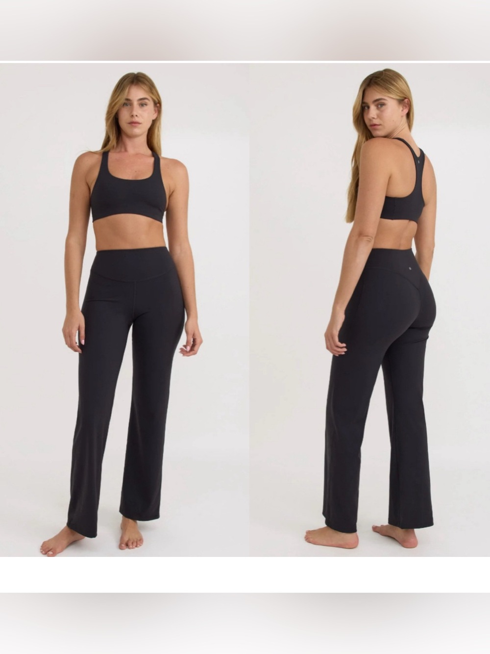Organic Basics Active Flare Leggings Recycled Nylon Great Condition